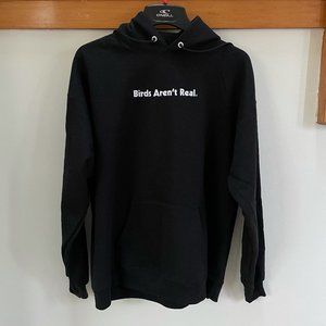 Birds Aren't Real Embroidered Hoodie - Men's XL
